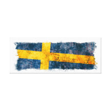 Svenskflagga Kanvastryck