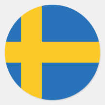 Svenskflagga Klistermärken