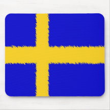 Svenskflagga Mus Matta