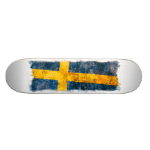 Svenskflagga Skateboard Deck