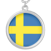 Svenskflagga Skräddarsydda Halsband