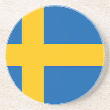 Svenskflagga Underlägg För Glas