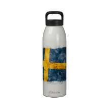 Svenskflagga Vattenflaska