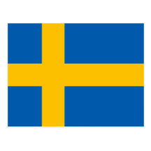 Svenskflagga Vykort