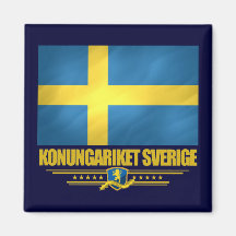 Sverige 2 magnet för kylskåp