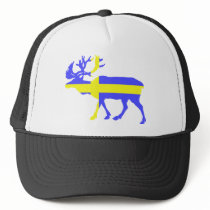 Sverige älg mesh kepsar