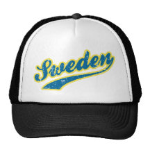 Sverige Baseball Hat
