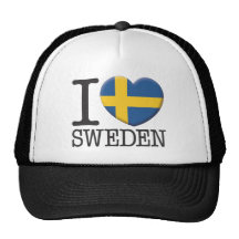 Sverige Baseball Hat