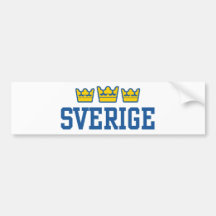 Sverige Bildekal