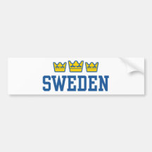 Sverige Bildekal