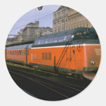 Sverige diesel- push-handtag för SJ trainset Klistermärken