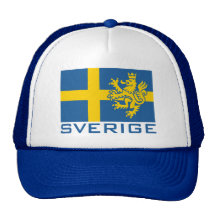 Sverige flagga kepsar
