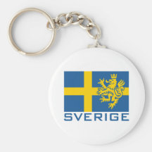 Sverige flagga nyckelringar