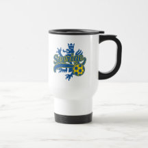 Sverige fotboll kaffe kopp