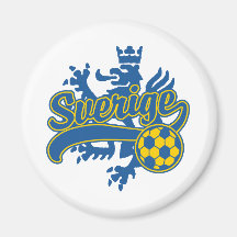 Sverige fotboll kylskåpmagneter