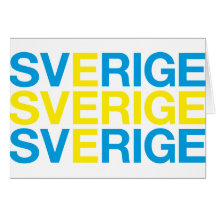 Sverige Hälsnings Kort