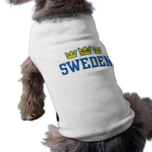 Sverige Hund T-shirts