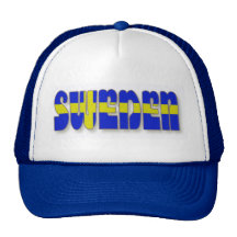 Sverige, i att märka för flagga mesh kepsar