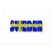 Sverige, i att märka för flagga vykort