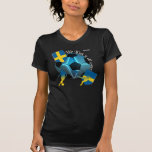 Sverige Kickin det skjorta för damer Twofer Tee Shirt