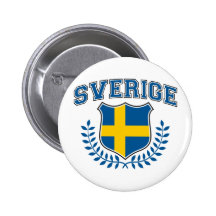 Sverige Knapp Med Nål