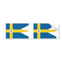 Sverige-Kunglig person Sverige sjunker Bildekal