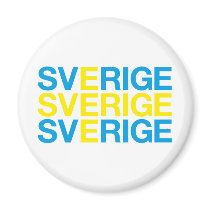 SVERIGE MAGNET FÖR KYLSKÅP