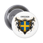 Sverige [personifiera], knapp med nål