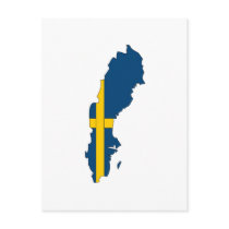 Sverige sjunker kartlägger vykort