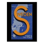 Sverige som är stället vykort