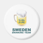 Sverige som dricker laget kylskåpsnagnet