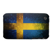 Sverige; Sverigeflagga Case-Mate iPhone 3 Cases
