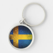 Sverige; Sverigeflagga Nyckel Ring