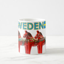 SverigeDala häst Kaffe Mugg