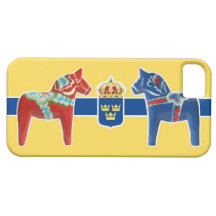 SverigeDala vapensköld iPhone 5 Case-Mate Cases