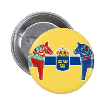 SverigeDala vapensköld Knappar