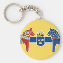 SverigeDala vapensköld Nyckel Ring