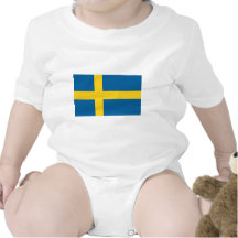 Sverigeflagga Body För Baby