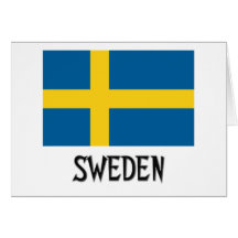 Sverigeflagga Hälsnings Kort