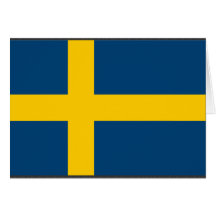 Sverigeflagga Hälsningskort