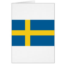 Sverigeflagga Hälsningskort