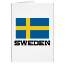 Sverigeflagga Hälsningskort