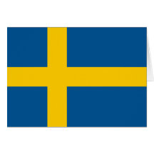 Sverigeflagga Hälsningskort