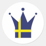 Sverigeflagga Klistermärke