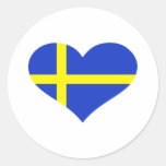 Sverigeflagga Klistermärke