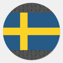 Sverigeflagga Klistermärke