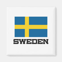 Sverigeflagga Kylskåpmagneter