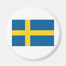 Sverigeflagga Kylskåps Magneter