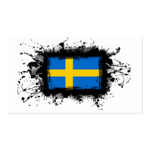 Sverigeflagga Visit Kort