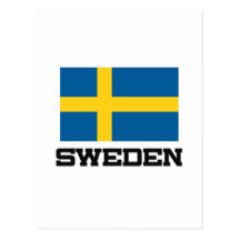 Sverigeflagga Vykort